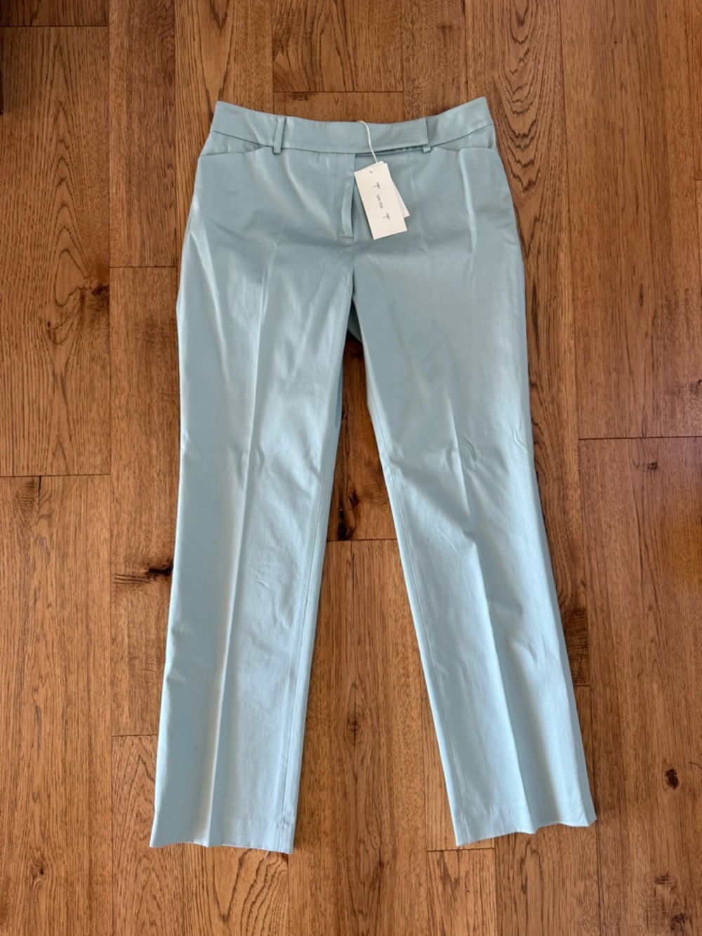 Tyler Boe Light Blue Straight-Leg Trousers